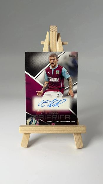 2014 Topps Premier League Gold Kieran trippier base set autographes Bur