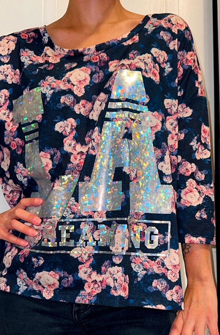 Blouse Kiabi 3/4 Ample Taille XL Comme Neuf - photo numéro 4