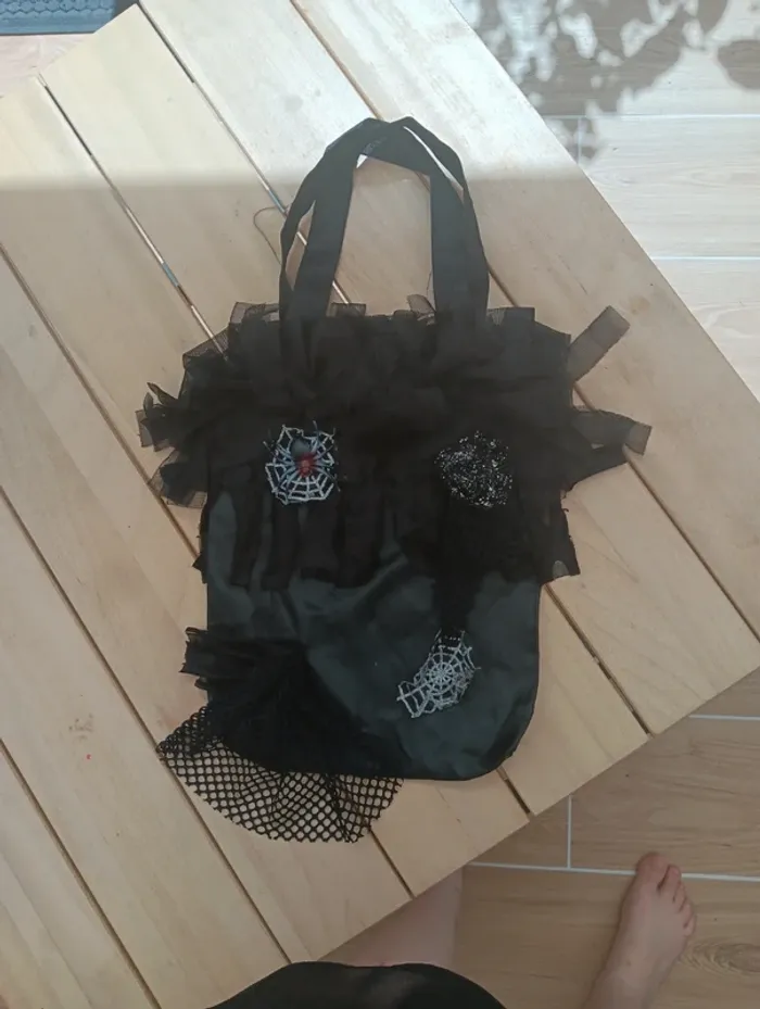 Sac d'halloween noir - photo numéro 2