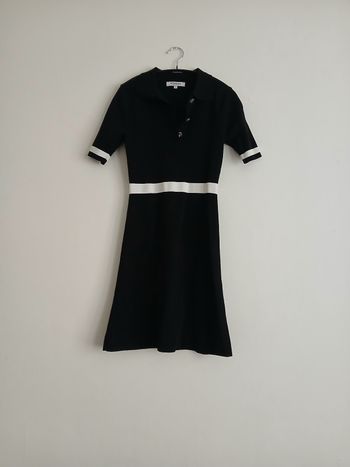 Petite robe noire  polo  style patineuse Morgan