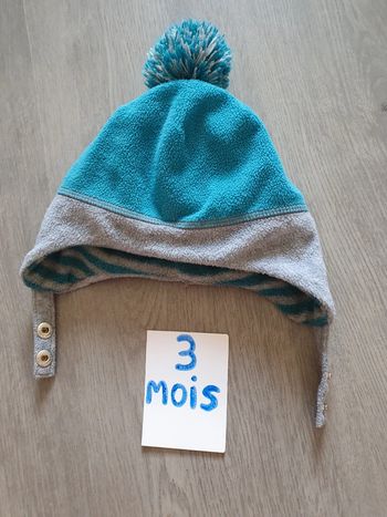 Bonnet bébé 3mois garçon