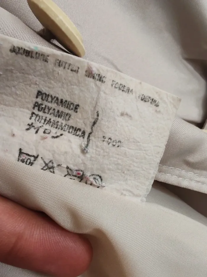 Trenchcoat Claude Havrey Paris beige clair – Taille 38 (très bon état) - photo numéro 7