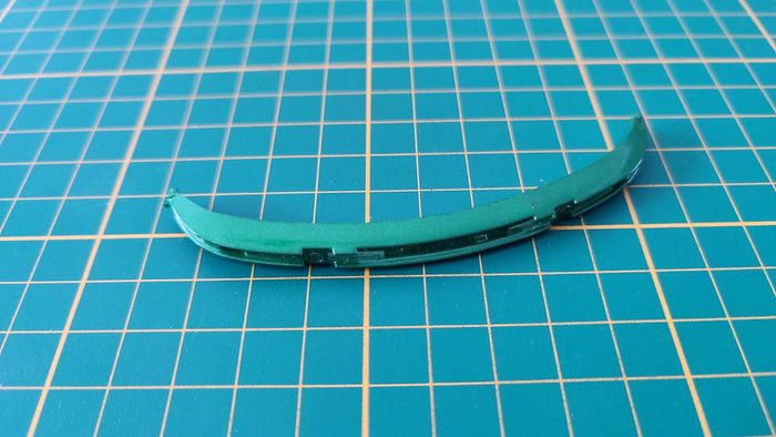 Baguette pare-chocs avant pièce miniature Bburago Burago Porsche 356B 1961 1/18 1/18e 1/18ème #B99