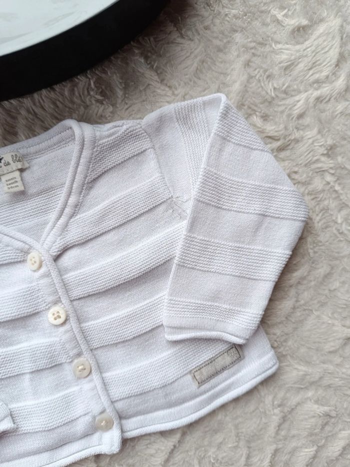 Gilet Fille 1 mois Grain de blé 100% coton - photo numéro 4