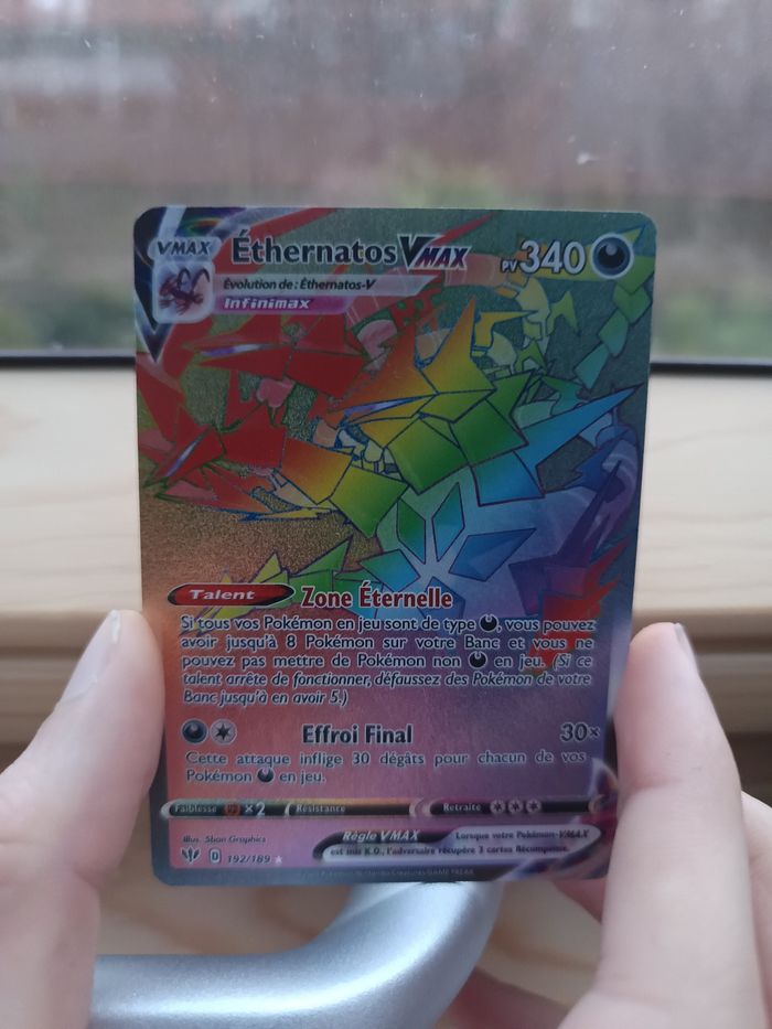 Carte Pokémon Éthernatos Vmax