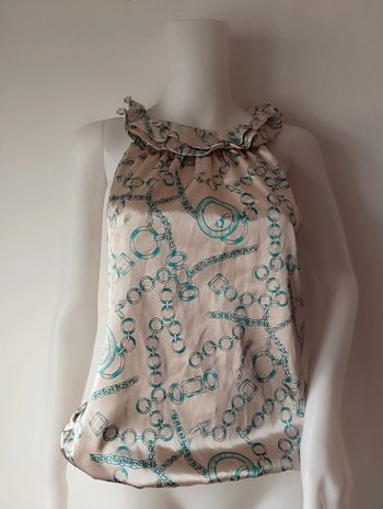 Haut satiné sans manche Morgan taille XS