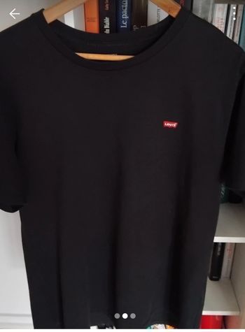 Tee-shirt homme noir levis