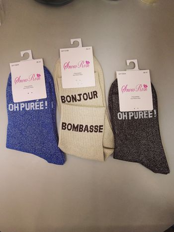 Chaussettes paillettes