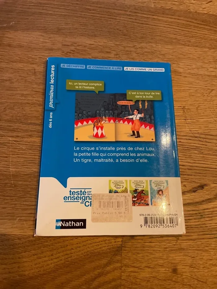 Livre premières lectures Les animaux de Lou sauve-toi Petit Tigre ! - photo numéro 3