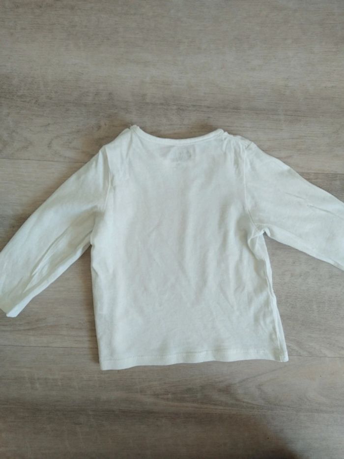 T-shirt ML Kiabi 9 mois - photo numéro 4