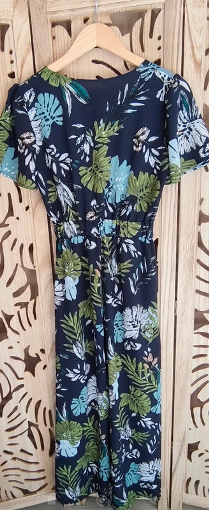 Combinaison imprimée feuilles Taille M/38 - photo numéro 6