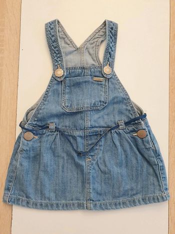 Salopette jupe jean denim Zara 6 mois 9 mois 74 cm