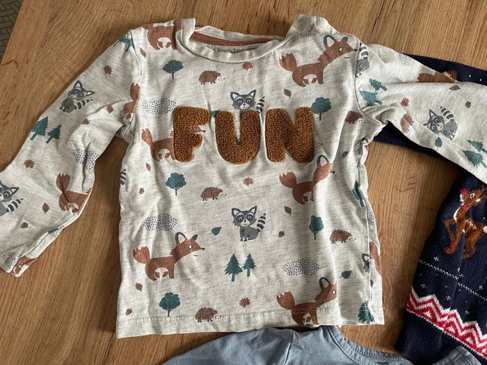2 tee shirt 1 pull 12 mois - photo numéro 4