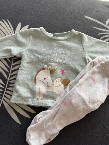 Pyjama velours 3 mois