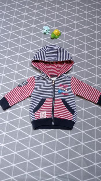 🦁Veste zippée à capuche, aéropilote baby, 6 mois
