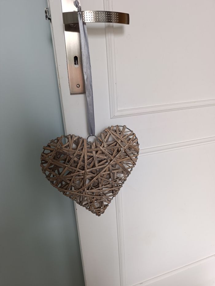 Décoration coeur en bois