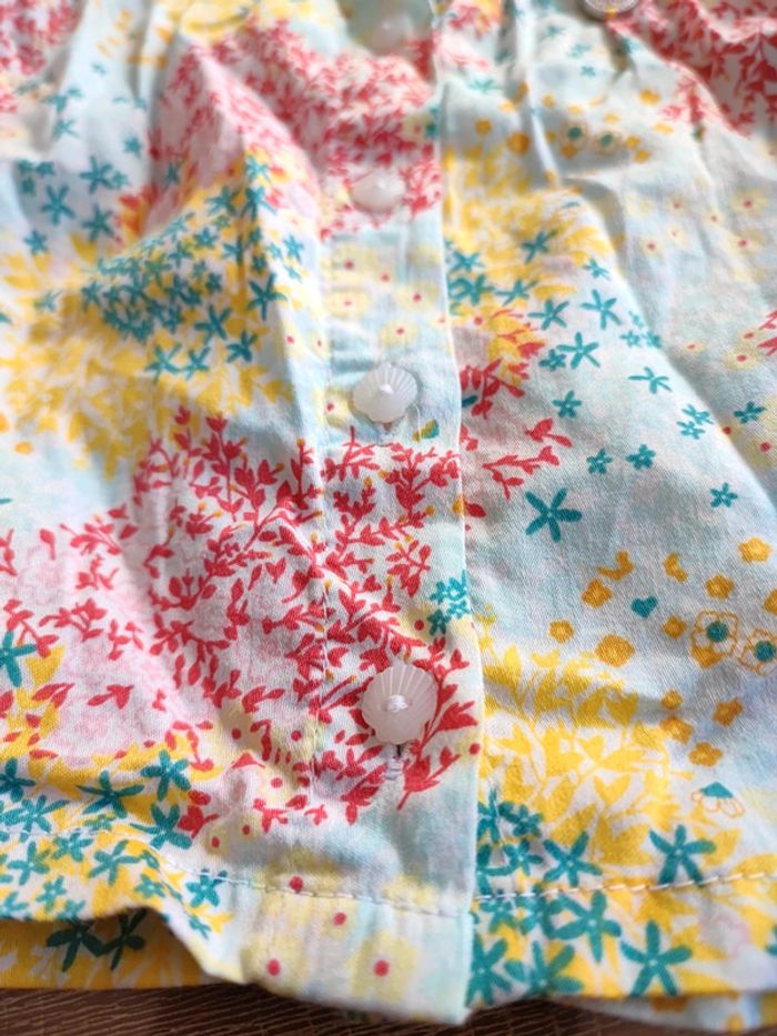 Chemise sans manches fille 9 mois - photo numéro 2