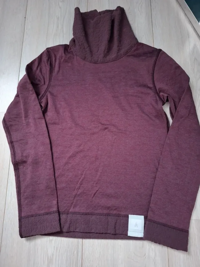Lot de 2 ensembles de sous vêtements de ski Wedze violet 9 ans - photo numéro 2