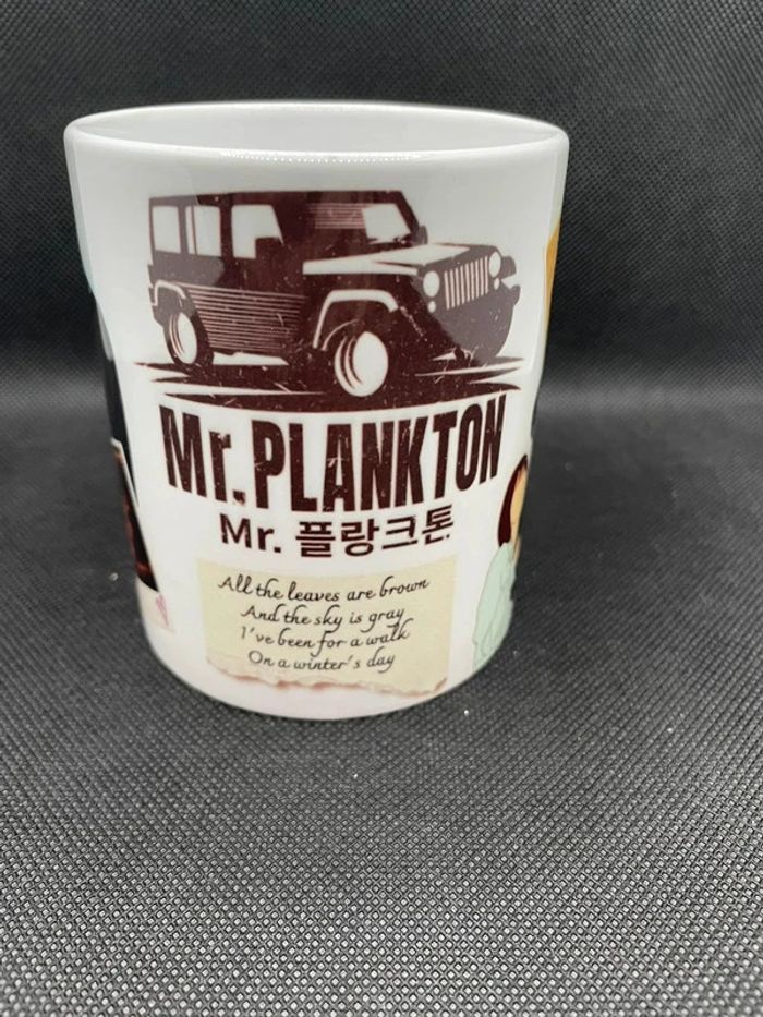 🧠 Mug Mr. Plankton – K-Drama Chic & Emotion 💔