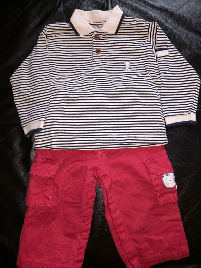 Ensemble pantalon tee-shirt 12 mois - photo numéro 2