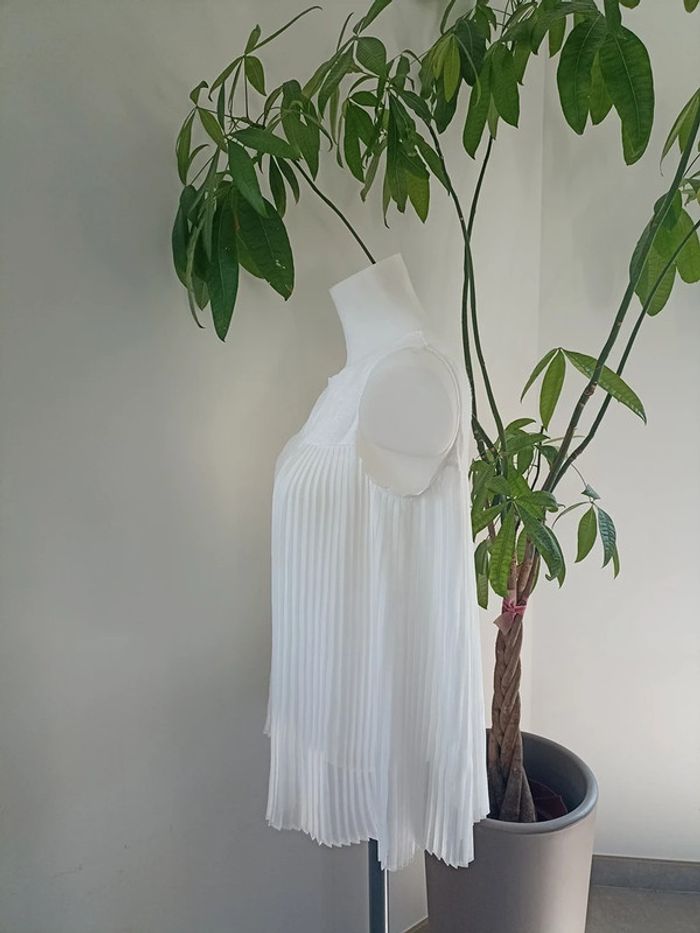 Blouse Zaraknit crème taille M - photo numéro 3