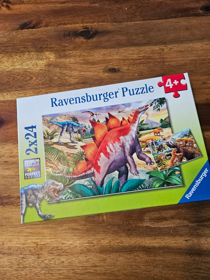 Puzzles 24 pièces 4 ans dinosaures