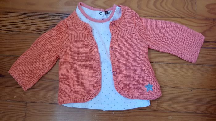 Gilet, legging et tee-shirt orchestra 3 mois