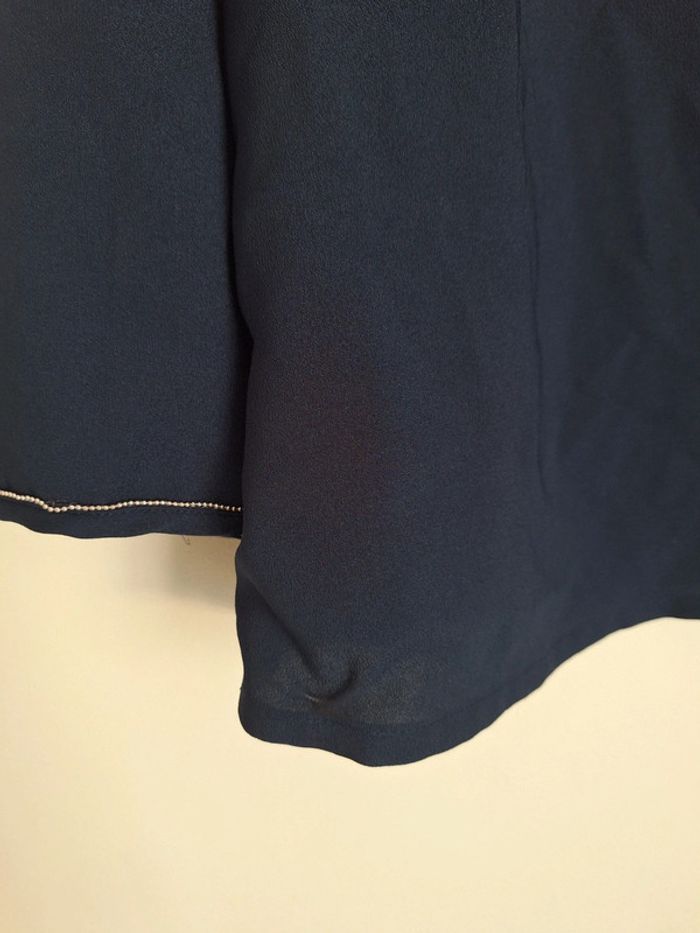 Blouse bleu marine Camaïeu taille 38 - photo numéro 2
