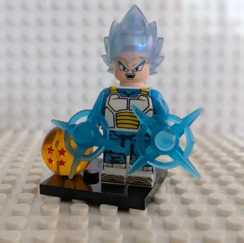 Figurine Dragon Ball : Vegeta Blue Evolution, style lego