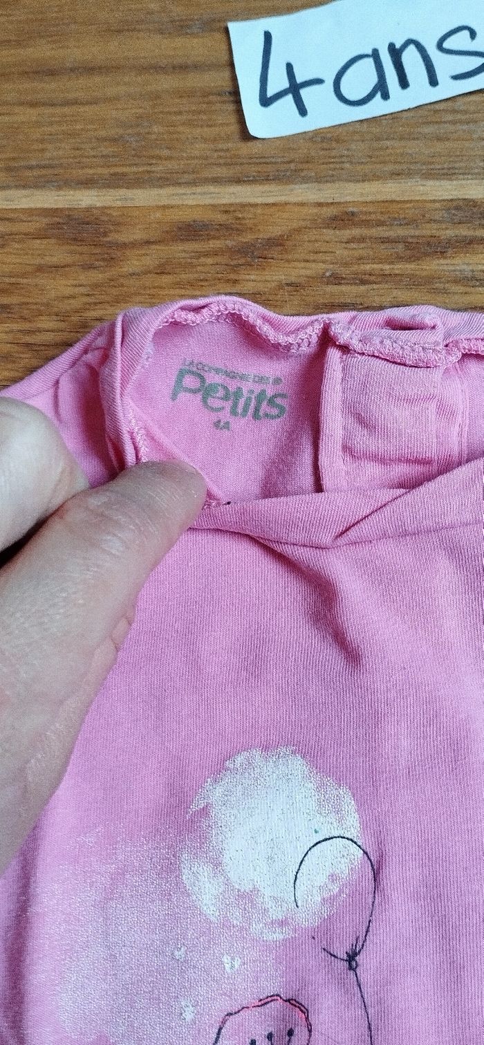 T-shirt fille 4 ans - photo numéro 4