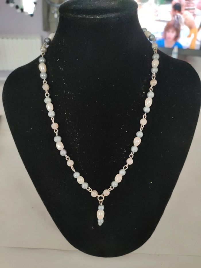 Collier de perles perles d'eau