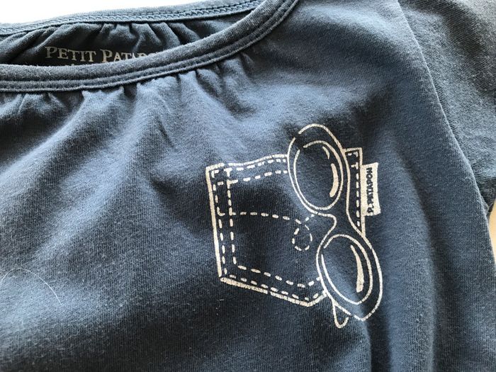 Robe à petites manches bleu pétrole - photo numéro 3