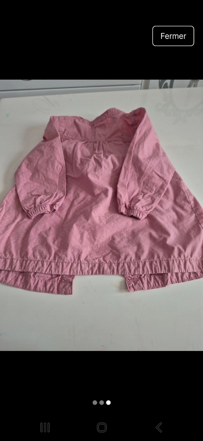 Robe blouse rose - photo numéro 3