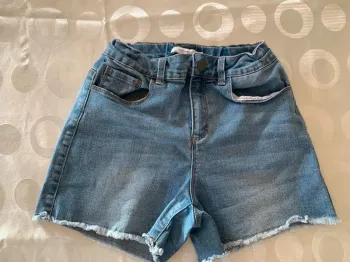 Short en jean enfant fille