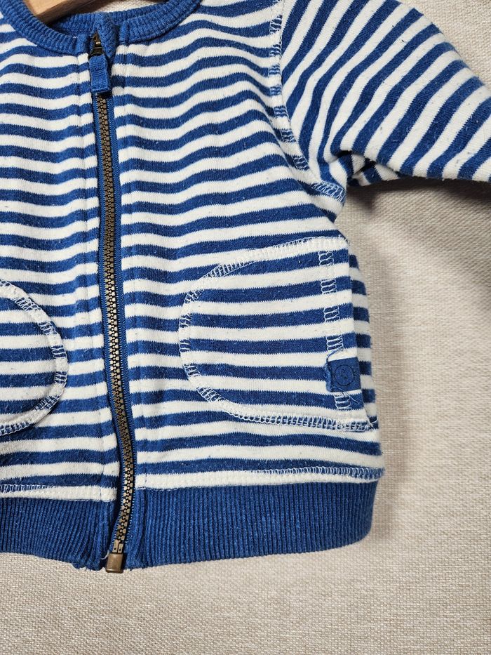 Gilet zippé tape à l'œil 3 mois 59 cm - photo numéro 3