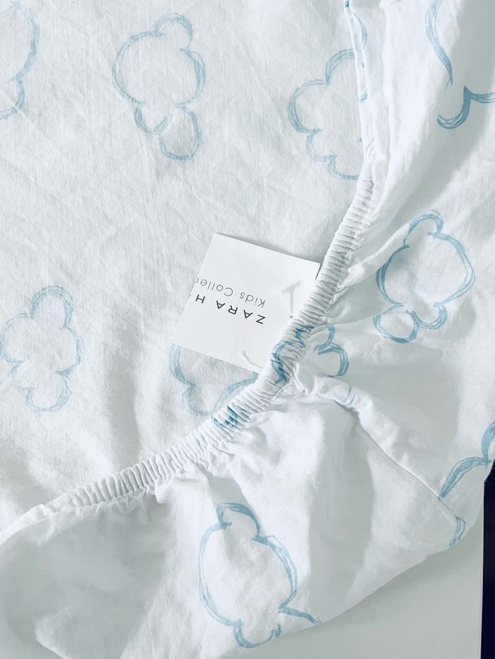 Drap housse bébé nuage Zara Home - photo numéro 2