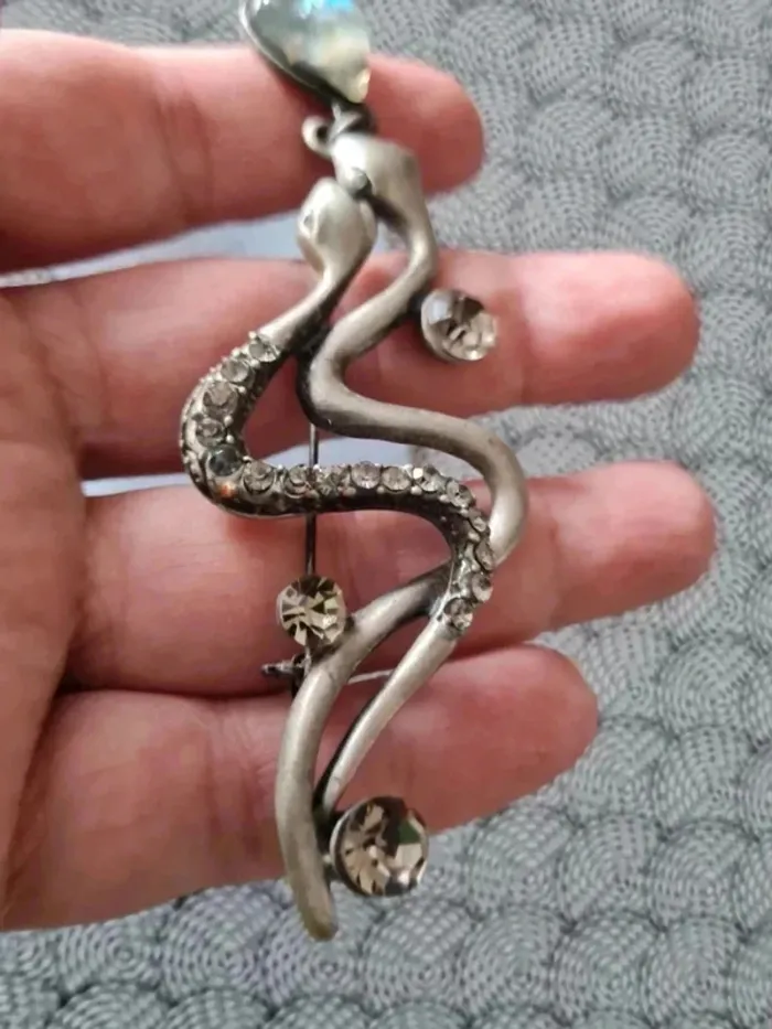 Broche double serpent - photo numéro 2