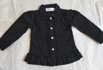 Chemise noir fille