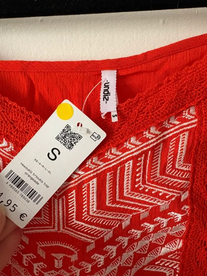 Crop top à bretelles  Undiz NEUF - photo numéro 2