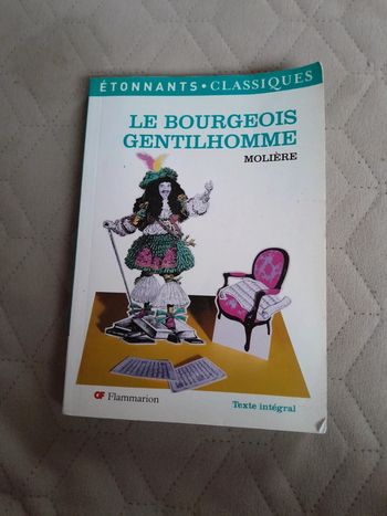 Livre💞Le bourgeois gentilhomme💞Moliere