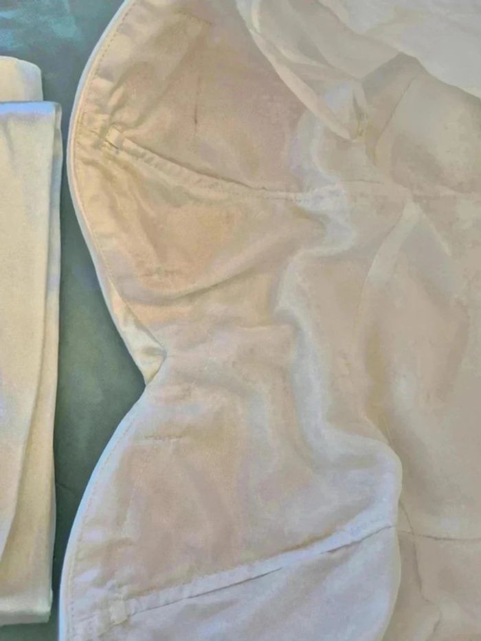 Robe de cérémonie écru effet satin avec son etole 🌹40/42 🌹 - photo numéro 5