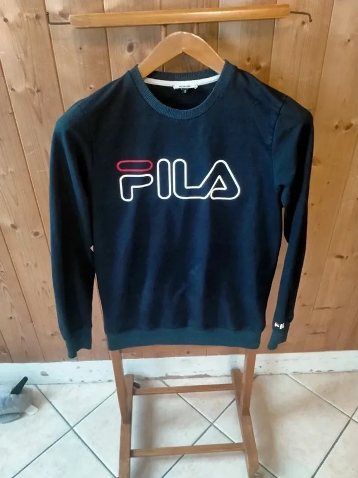 Sweat FILA bleu marine Taille S - photo numéro 2