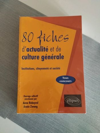 80 fiches d'actualité et de culture générale