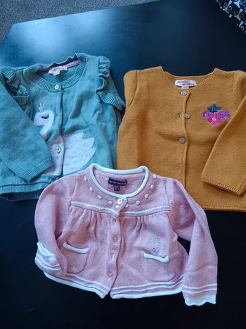 Lot de gilets en 6 mois