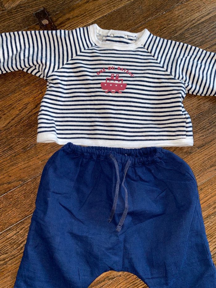 Ensemble sweat Bout’chou 3 mois - photo numéro 2