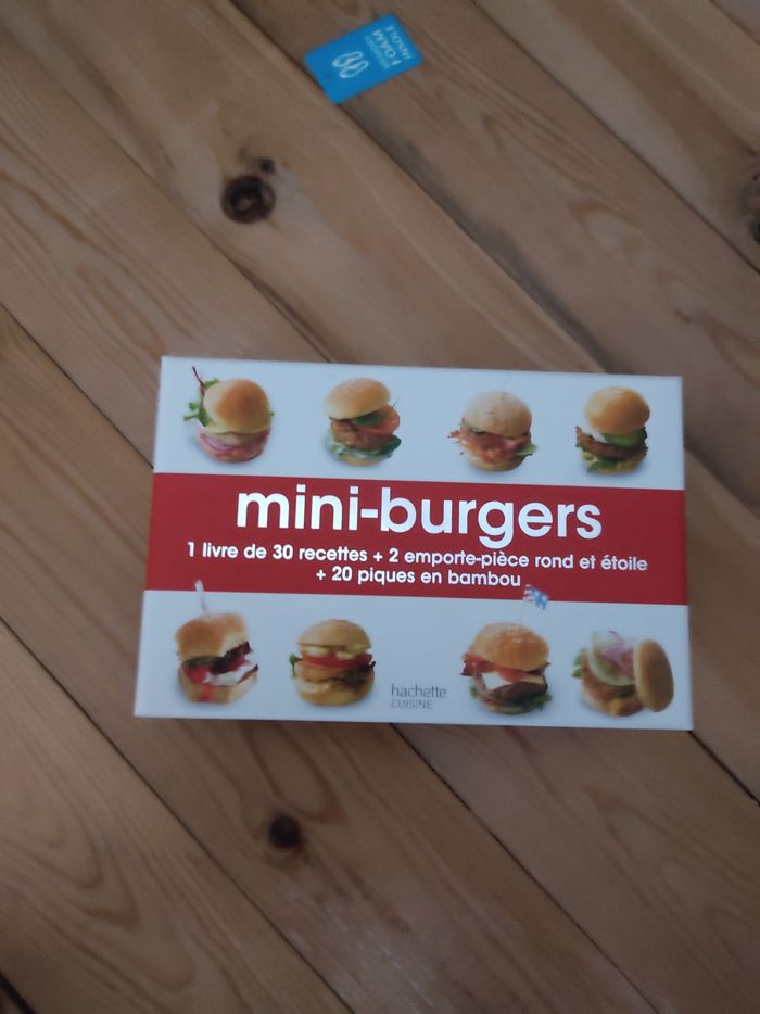 Coffret de recettes mini burgers
