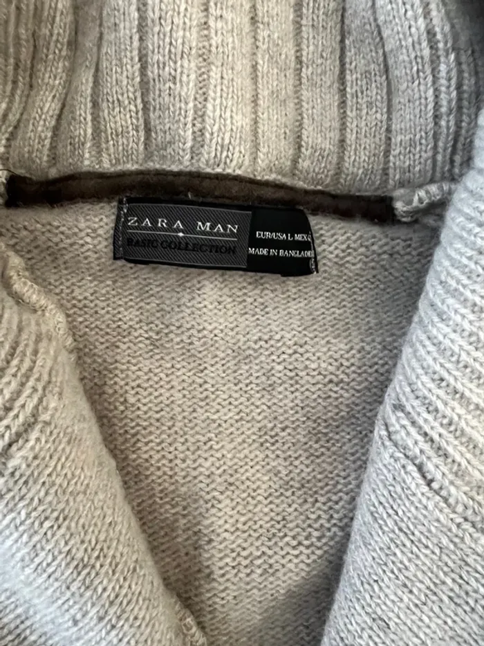 Cardigan en laine Zara taille L - photo numéro 2