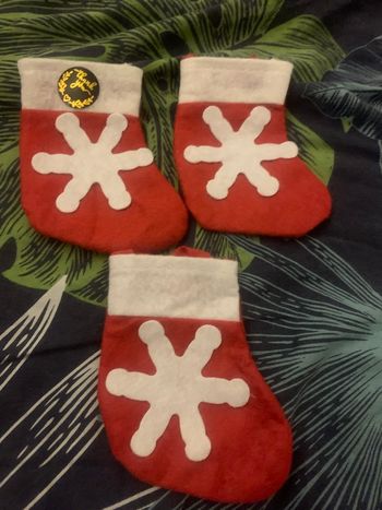 Lot de 3 bottes Noël