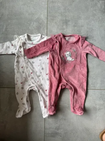 Lot de 2 pyjamas velours