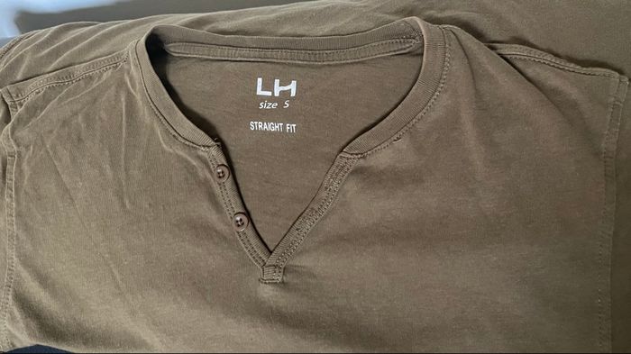 Tee-shirt vert Kaki - photo numéro 3